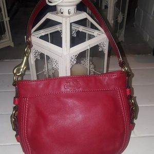 Coach small leather hobo